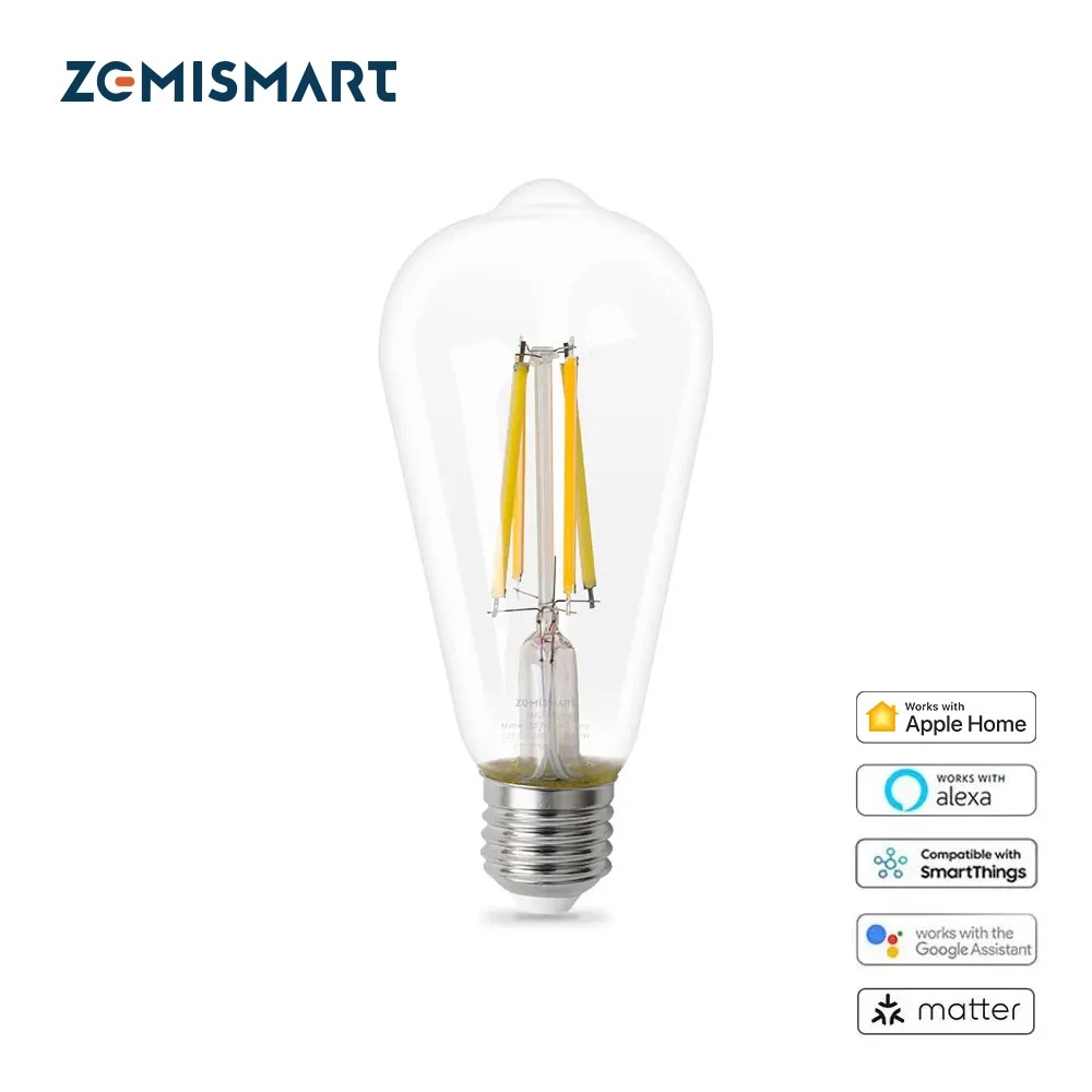 Smart Home Internet - Zemismart Matter WiFi Smart Led Filament