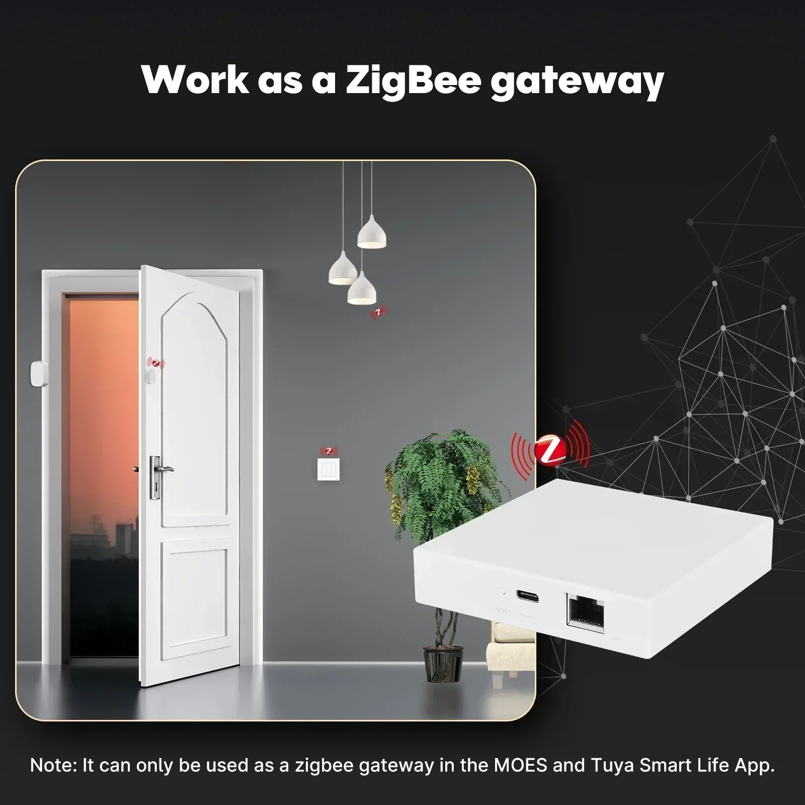 MOES Tuya Zigbee Matter Thread - đánh giá và giá Smart Home Gira