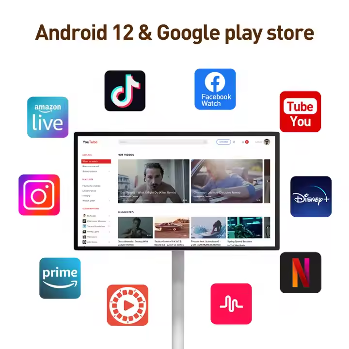 24-Inch Android 12 Portable LC - đánh giá và giá Smart Home Wifi