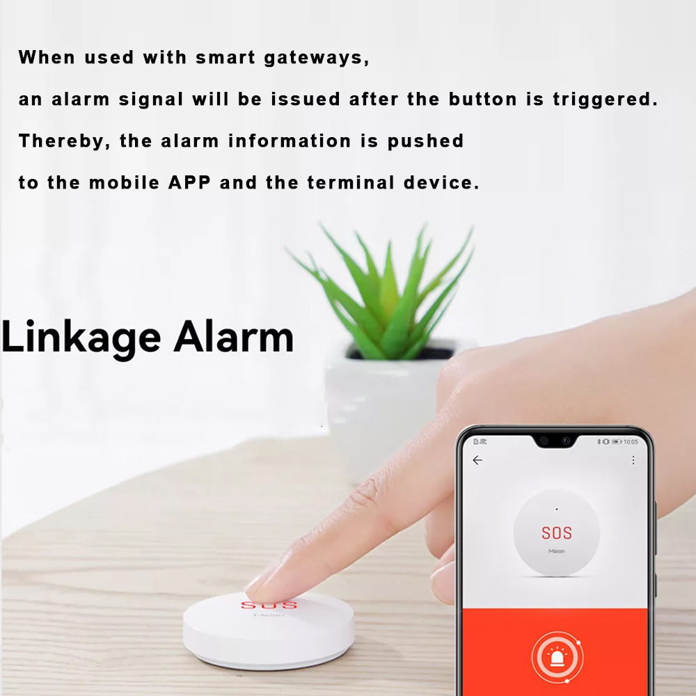 Zigbee Tuya Khẩn Cấp SOS Nút N - đánh giá và giá Smart Home Gira