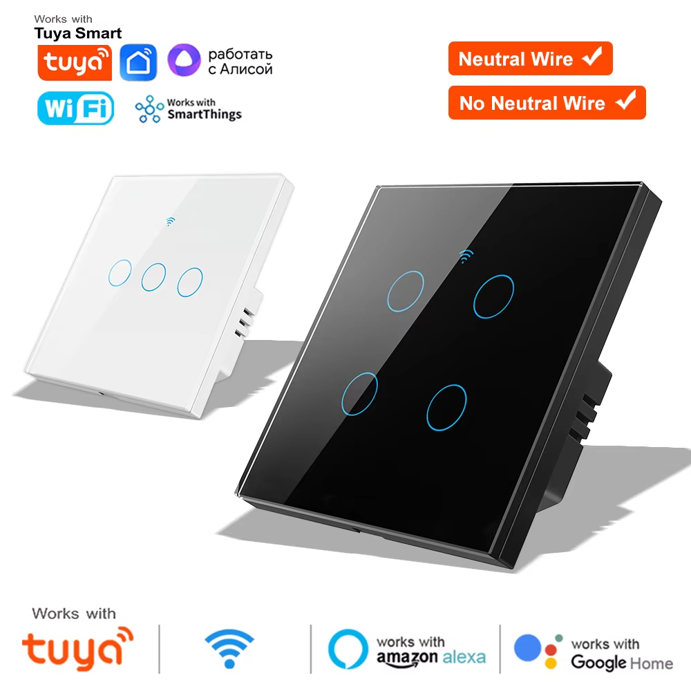 1 2 3 4 Gang WiFi RF 433mhz To - đánh giá và giá Smart Home Internet