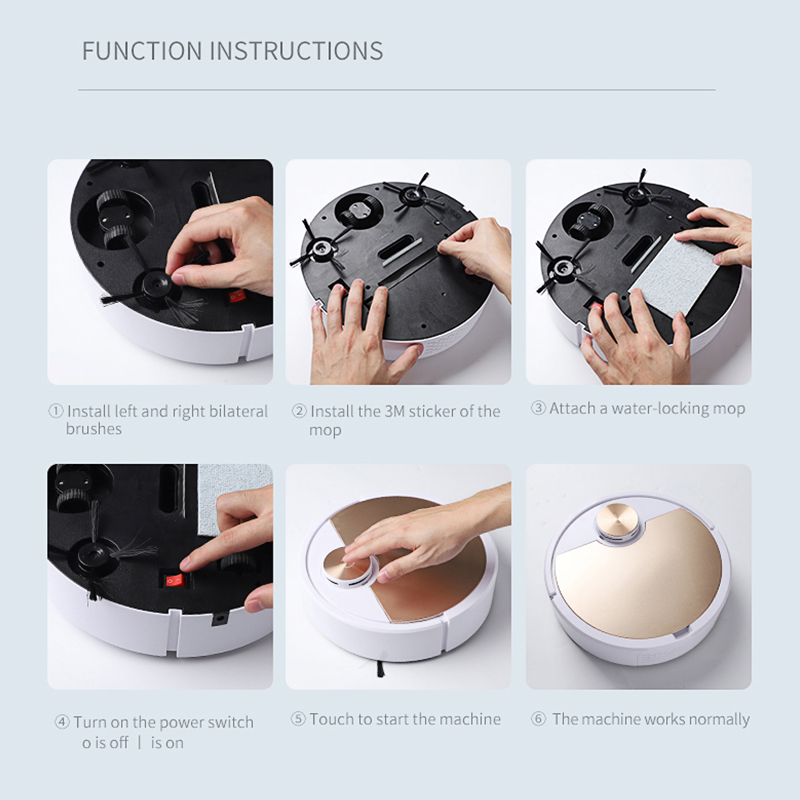 New ES06 Robot Vacuum Cleaner  - đánh giá và giá Smart Home Floor Plan