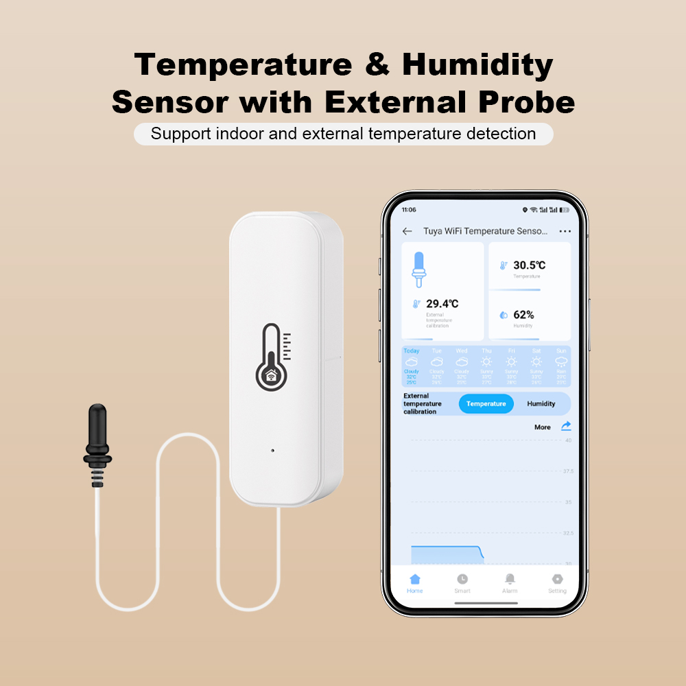 2026 New Tuya WiFi Humidity Te - đánh giá và giá Smart Home Internet